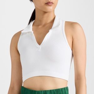 NWT Free People Free Throw Collared Crop Top